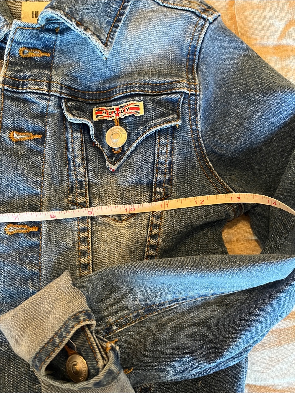 Hudson Jeans Kids Classic Medium Blue Denim Jacket - Picture 8 of 12